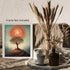 Posterizer 1 pcs-surrealism serene scene in alien planet with red sun 4-Abstract & Modern Art-Landscape & Nature Art-Gift for Men Women Entreprene...
