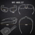 WYND Blocker Polarized Motorcycle & Fishing Floating Sports Wrap Sunglasses (Black/PZ Smoke Lens)...
