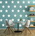 48pcs/Set of Large White Stars Vinyl Wall Decor Stickers DIY White Star Wall Decals Art for Kids,Nursery Room Decor Mural Wallpaper D399 (White)...