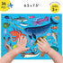 Mudpuppy Ocean Life Puzzle to Go, 36 Pieces, 12 x 9” – Great for Kids Age 3+ – Packaged in Travel-Friendly Drawstring Fabric Pouch – Perfect for A...
