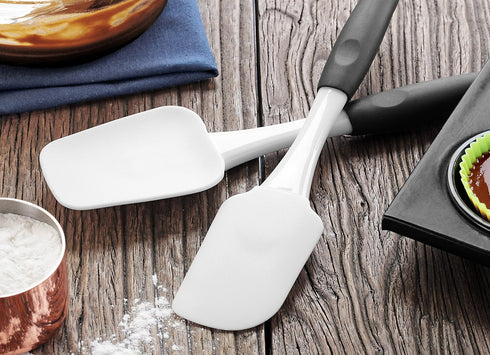 Artaste 43082 Non-Stick Silicone Spatula Set with Rubber Handle, 3-Piece...