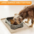 Neater Pet Brands Big Bowl - Extra Large Bowl for Cats or Small Dogs - Large Surface Area (8 Cups Capacity, Gunmetal Grey)...