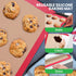 Nutrichef Silicone Baking Mats - 2 Non-stick Food-Grade Reusable Silicone Mats - Perfect for Half Baking Pans 16.5 x 11.6 IN - Oven-Safe Up to 480...