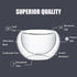 PunPun 2.7oz. 80ml Double Wall Borosilicate Glass Tea Cups Espresso Cups Heatproof Insulating Teacups glass Set of 4...
