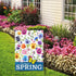 Spring Garden Flag Flowers Butterfly Outdoor Flag Vertical Double Sided Polyester for Farmhouse Yard Outdoor Porch Lawn Decor 12.5 x 18 Inch...