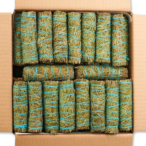 6 Pack Cedar Smudge Sticks - Hand Made, Grown Naturally and Sustainably - for Smoke Cleanse, Smudging, Smudge Kits, Home or Office Purification...