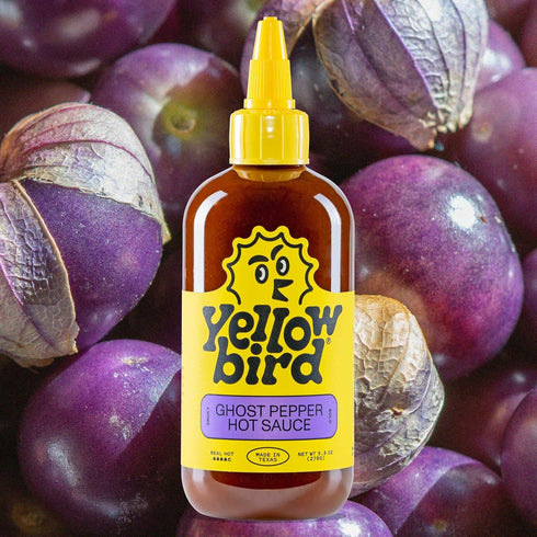Yellowbird® Classic Ghost Pepper Hot Sauce 9.8 oz. Pantry Size (Real Hot | 1 Bottle | Made in Texas)...