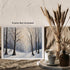 Posterizer 1 pcs-snowy jungle in winter in oil painting style-8-Landscape & Nature Art-Living Room Bedroom Decor- unframed wall art...