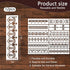 Aztec Stencils for Painting - 12 Pcs Boho Borders Pattern Stencils for Painting, Reusable DIY Stencils for Painting on Wood Canvas Wall, Basic Azt...