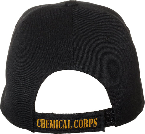 Artisan Owl Officially Licensed US Army Chemical Corps Embroidered Black Baseball Cap...