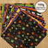 Whaline 24Pcs Halloween Pattern Paper 30x30cm Pumpkin Bat Spider Witch Ghost Scrapbook Paper Double-Sided Holiday Craft Paper Folded Flat for Card...