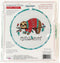 Dimensions 72-09004 Holiday Sloth Christmas Counted Cross Stitch Kit for Beginners, 6" D, 14 Cnt. White Aida, 5pcs...