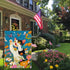 Summer Cat Garden Flag, Flower Butterfly Garden Flag, 12x18 Inch Vertical Double Sided Burlap, Welcome Holiday Yard Lawn Flag, Outdoor Patio House...