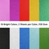 Glitter Cardstock, Double Sided Glitter Cardstock Paper for Crafts, 20 Sheets 10 Colors Glitter Paper for DIY & Art Projects, Sparkly Card Stock P...