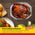 Glad Oval Roaster Pans, 2ct | 2 Count Foil Roasting Pans | Foil Baking Pan Disposable | Oval Aluminum Pan for Baking, Roasting, Reheating | Heavy ...