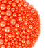 Kasvan Orange Pearl Sugar Sprinkles - Edible Candy Pearls 130g/4.58 Oz, Mix Size, Baking Cake Decorations, Ice Cream Toppings and Cookie Decoratin...