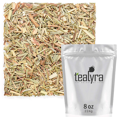 Tealyra - Pure Lemongrass - Loose Leaf Herbal Tea - Wellness Healthy Herb Tea - Caffeine-Free - Wild Grown - 224g (8-ounce)...