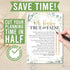 Hadley Designs Hilarious Baby Shower Games Set – 25 Double-Sided Cards for 25 Guests, 2 Games, Word Scramble Baby Shower Game, True or False, Gend...