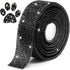 Locacrystal Bling Crystal Rhinestone Ribbon Self-Adhesive Iron-on DIY Glitter Diamond Stickers for Crafts Cars Clothing Decoration(1.06inch 3Yards...