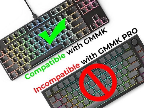 Glorious Aura V1 (Black) Pudding Keycaps - Double Shot PBT Translucent for Mechanical Keyboards, 104 Key Set, TKL, Compact Compatible, English (US...