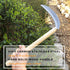 SHANFEEK Grass Sickle Japanese Weeding Hoe Garden Hand Tool Weeding Tools for Garden High-Strength Steel with Solid Wood Handle (Beige)...