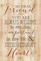 DEXSA My Dear Friend…New Horizons Wood Plaque with Easel | Made in the USA...