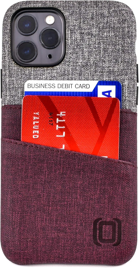 Dockem Wallet Case for iPhone 11 Pro: Built-in Metal Plate for Magnetic Mounting & 2 Credit Card Holder Slots (5.8" Luxe M2 Synthetic Leather, Mar...