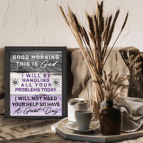 Posterizer 1 pcs-encouraging message from God-Religious Posters-Motivational & Inspirational Art-Gifts for Christians-Living Room Bedroom Decor- U...