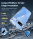 FNTCASE for Google-Pixel 8a Case Clear: Support Wireless Charging Military Grade Drop Protection Anti Yellowing Cell Phone Cover - Rugged Durable ...