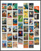 Posterizer 1 pcs-Miniature Vintage Travel Posters- Austria-Palestine-Ireland-Holiday Poster Collection-Gift for Men Women Entrepreneur Teens - UNF...