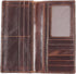 Womens Ladies Genuine Leather Wallet Long Embossing Bifold Wallet Clutch Purse (Coffee)...