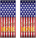 Beistle 2 Pack Plastic Welcome Home Door Covers, 6’ x 30”- American Flag Decor, Patriotic Holiday Supplies, Porch Decorations...