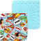 Modgy Silicone Trivets for Hot Dishes, Pots, Pans Decorative for Kitchen Counter-Tops Heat Resistant Pad Utensil Rest Mat Coaster, Kapow...