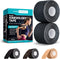 Care Science Waterproof Kinesiology Tape, 40 ct Precut Strips (2 Rolls), Black | Elastic Sports & Weightlifting Tape Supports Muscles & Joints. Wa...