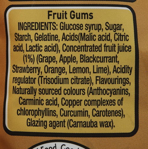 Rowntree's Fruit Gums Sweets Sharing Pouch, 150 g...