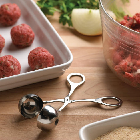Fox Run Mmeat Baller, 1.5", Metallic...