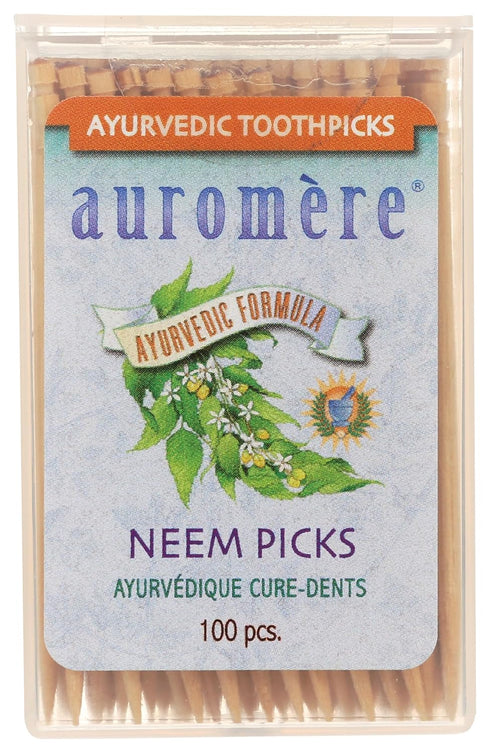 Auromere Ayurvedic Neem Toothpicks, 100 CT...