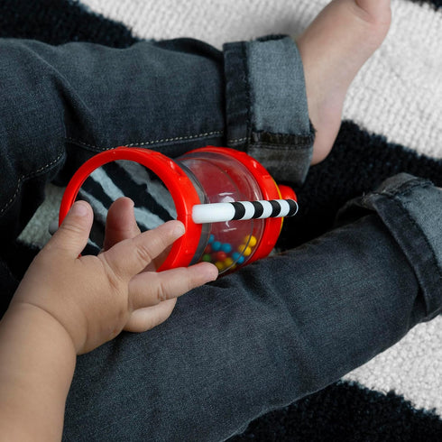 Baby Einstein Cal’s Sensory Shake-up Developmental Activity Rattle Toy, BPA Free, for Infants Ages 3 Months and up...