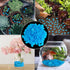 150 PCS Luminous Stones - Blue Glow Rocks Decorations DIY Decorative Pebbles for Aquarium Fish Tank Sidewalk Garden Path Patio Terrace Lawn Yard O...