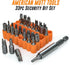 AMERICAN MUTT TOOLS 33pc Security Bit Set – Includes Security Torx, Metric and SAE Hex, Torq, Spanner Bit Set and Triwing – Security Torx Bit Set,...