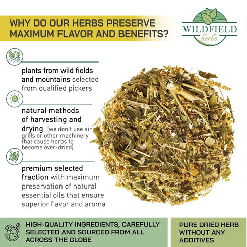 1.8 oz. Goldenrod Tea Herb Golden (Solidago virgaurea L.) - 50g Dried Golden Rod Herbs Herbal Tea...