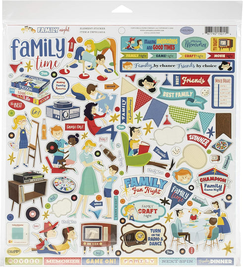 Carta Bella FAMILY NIGHT COLLEC 12X12 KIT...
