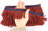 Fenghuangwu 5 Yard Long 2.5 Inches Wide Bullion Fringe Trim and Embellishments Fabric Trims Sewing DIY Decoration for Curtain Sofa Clothes(Mix red...