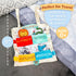 KIDS PREFERRED Harry Potter Hogwarts House Peek a Boo On The Go Activity Toy Lovey Security Blanket for Newborns, Babies, and Toddlers...