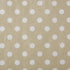 DII Vinyl Tabletop Collection Flannel Backed Polka Dot Tablecloth, 70" Round, Natural...