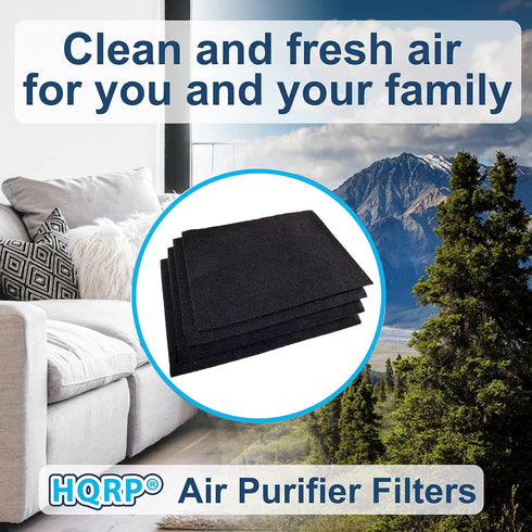 HQRP 4-pack Carbon Filters compatible with Honeywell HPA200, HPA250, HPA090, HPA100 series HPA201, HA202, HPA204, HPA250B, HPA094, HPA104, HPA105,...