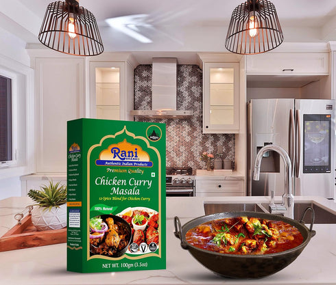 Rani Chicken Curry Masala (Indian 13-Spice Blend for Chicken) 3.5oz (100g) ~ All Natural | Vegan | No Colors | Gluten Friendly | NON-GMO | Indian ...