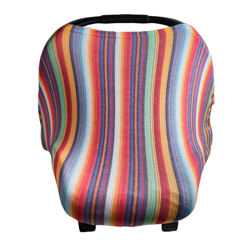 Serape Copper Pearl Multi-Use Cover: Car Seat & Stroller Cover - Sun Protection, All-Season Use, Stylish Designs...