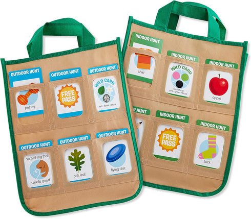 Melissa & Doug Let’s Explore Indoor/Outdoor Scavenger Hunt Play Set – 80 Double-Sided Cards - Activities For Kids, Seek And Find Games, Nature Gam...