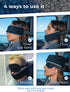Travel Pillow Alternative Stops Bobbing | Airplane Head Straps and Car Support Band | Great on Travel Upright | Super Comfy Neck Support | Small &...